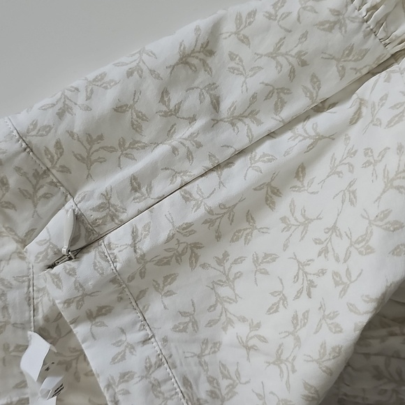 NWT BP BUBBLE SKIRT WHITE WHISPER WINTER LEAF - Picture 7 of 9